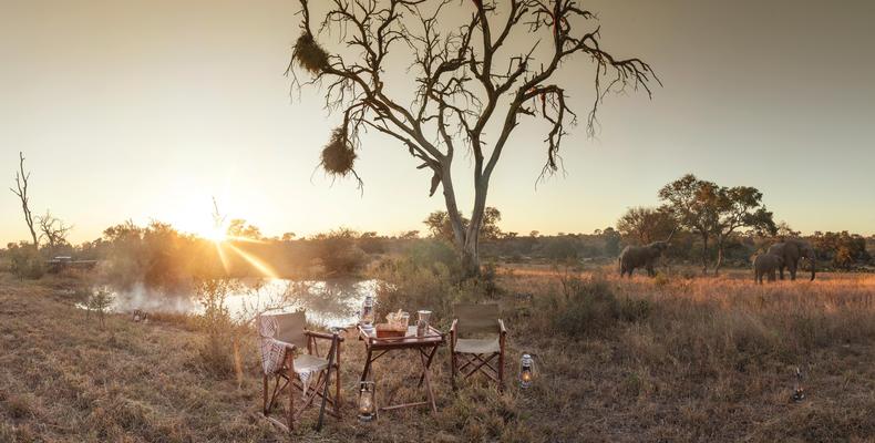 Coffee at the waterhole